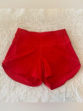 Lululemon Athletica 4.0 Red Women's Athletic Shorts Size 4